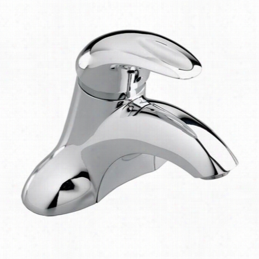 American Standard 7385.040.00 2reliant 3 Leer Handle Centerset Bathroom Faucet In Polished Chrome With Pop Up Drain