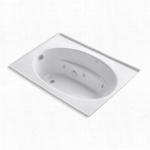 Kohleer K-1112-f Windward 60"" X 42"" Tile-in Whirlpool Bath With Four Side Integral Flange