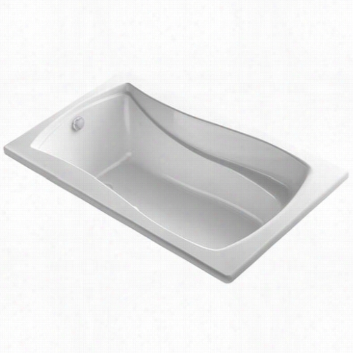 Kohler K-1239-gw Mariposa 60"" X 36" ;" Bubblemassage Drop In Bath With Reversible Drain And Bask Heated Surface