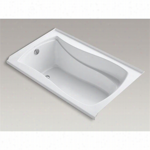 Kohler K-1239-vblw Mariposa Vibracoustic 60 X 36 Bath Tub With Left Drain, Bas K Hwatkng And Vbiracousti Technologies