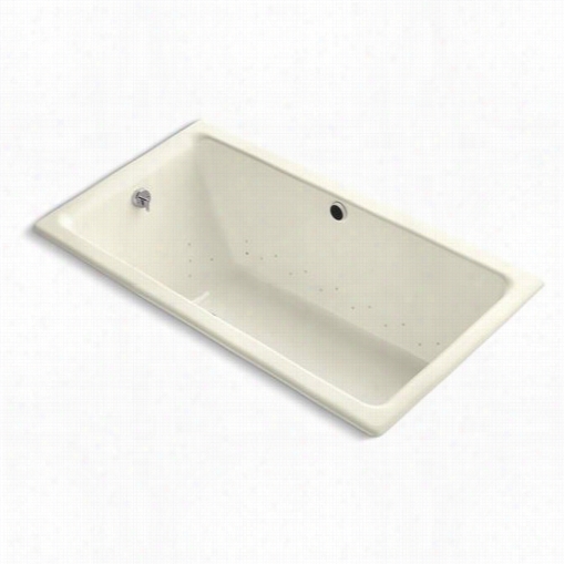 Kohler K-809-g47 Kathryn 66"" X 36"" Drop-in Bubblemassage Bath Tub With Almon Dairjet