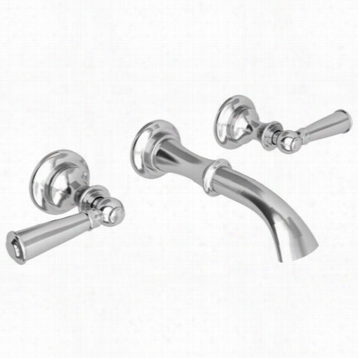 Newport Brass 3-2451 Double Handkew All Mounted Bathroom Faucet With Metal Leverhandles