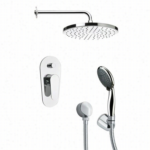 Remer By Nameek's Sfh6048 Orsino 9-5/6"" Shower Scheme I Nchhrome Wifh 6""h Diverter