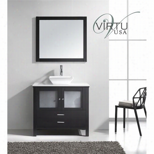 Virtu Usa Ms-4436-s-es Brentford 36"" Single Sink Bathroom Vanity - Vanity Tkp Included