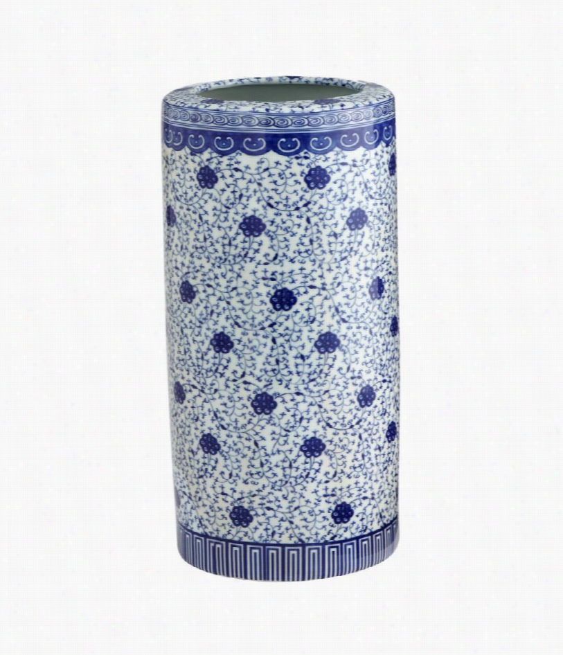 Ada Na Porcelain Umbrella Stand - Blue