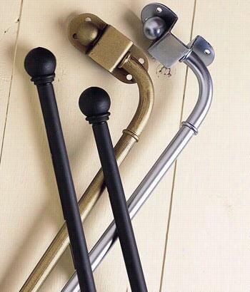 Adjstable Swing Arm Rod Set - Antique Brown - 14& Quot;" - 21