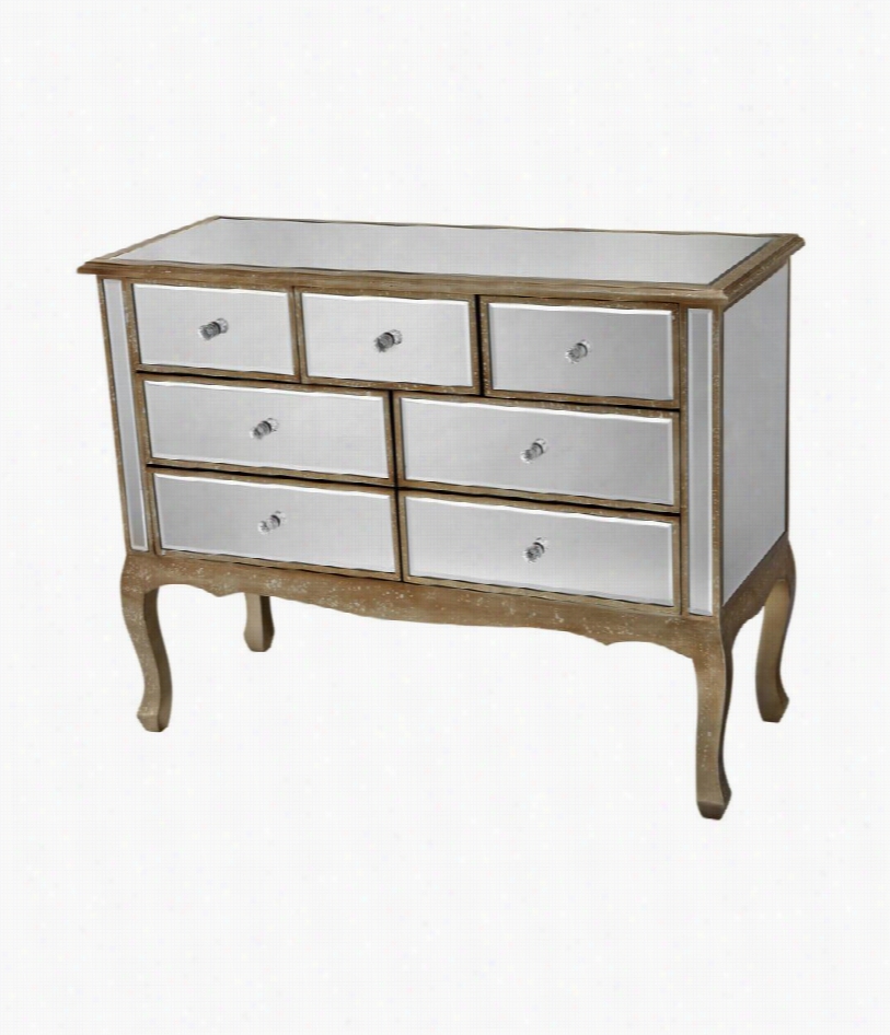 Ansonia Chest - Gold/mirror