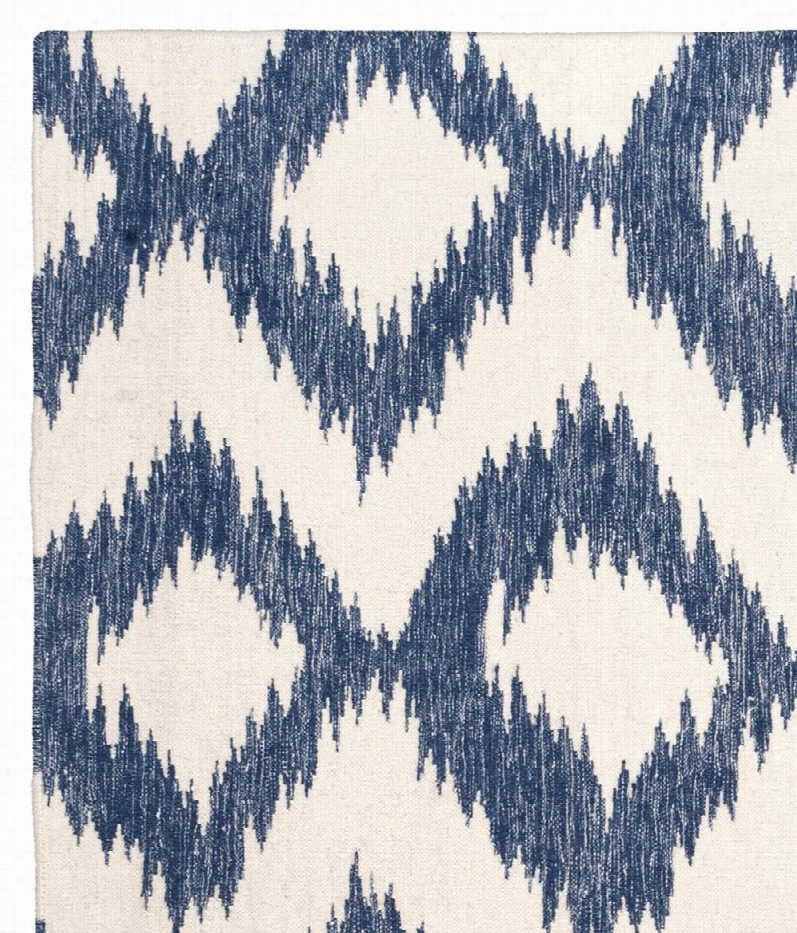 Barbaddos Rug - Navy - 3'6"" X 5'6