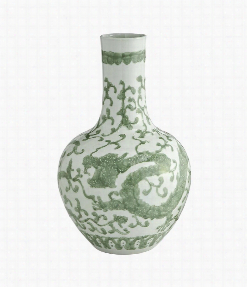 Caspian Porcelain Vase - Celadon