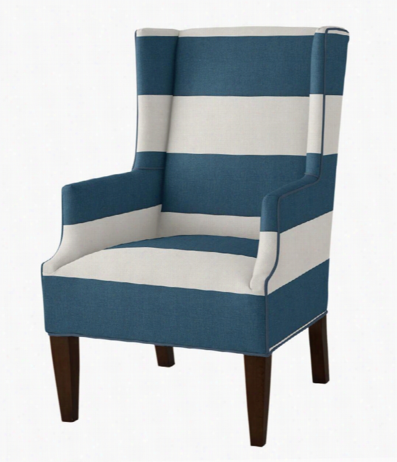 Gramercy Wing Seat Of Justice - Blue/cotton