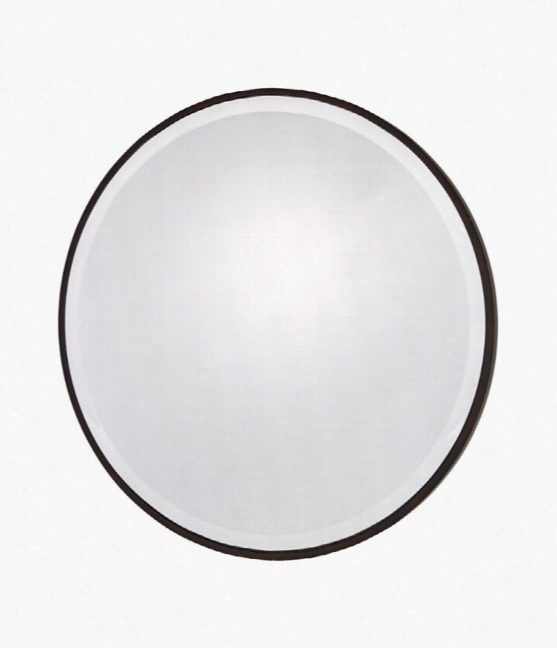 Naples Mirror - Brown - 29"" Diameter