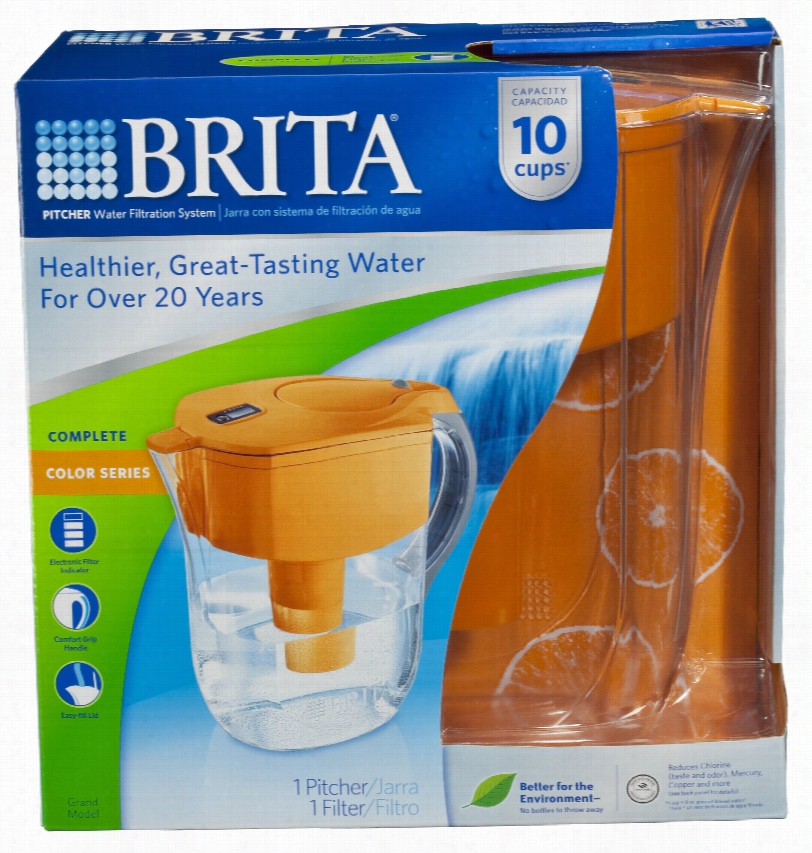 354 3 0 Brita Grand Pitcher Orange