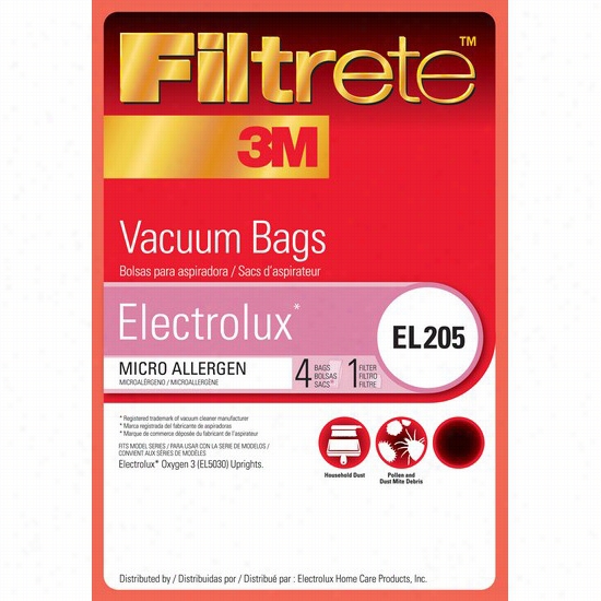 67709 Filtrete Electrolux El-2205 Vacuum Bags And Filter (4 Bags / 1 Filter)