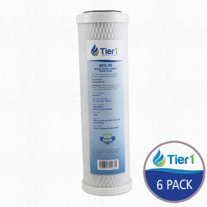 Ep-10 Pentek Comparable Whole House Water Filetr By Tier1(6-pack)