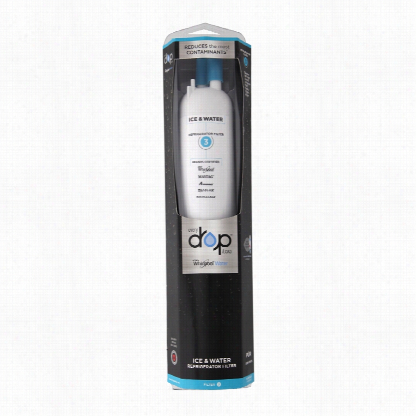 Everydrop Edr3rxd1 (filter 3) Whirlpool 4396841, 4396701 And W10193691 Ice And Water Refrigerator Filter