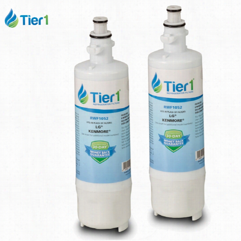 Lt700p Lg Comparable Refrigerator Water Filter Replacement By  Tier1 (2 Pack)