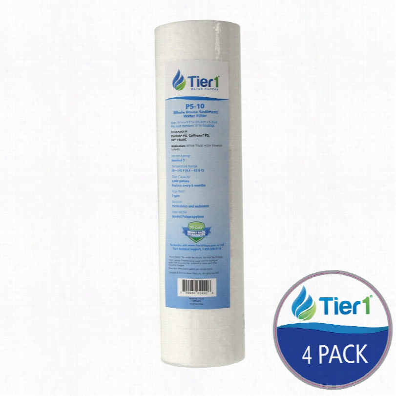 P5-10 Tier 1sediment Water Filter (4-pack)