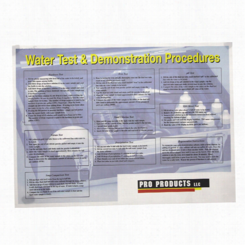 Pro Products Tes T Instruction Placemat Promat