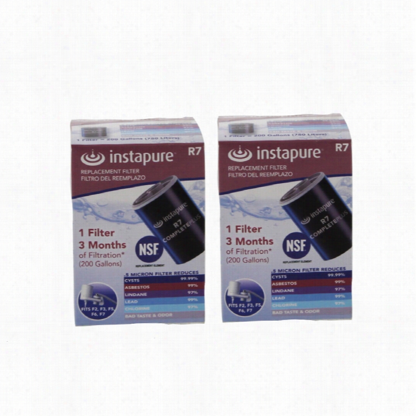 R7 Innstapur Cokpleteplus Faucet Filter Replacement Cartridge (2-pack)