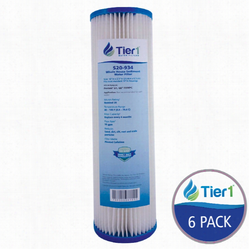 S1 Pentek Comparable Whole Building Water Filter By Tier1 (-6pack)