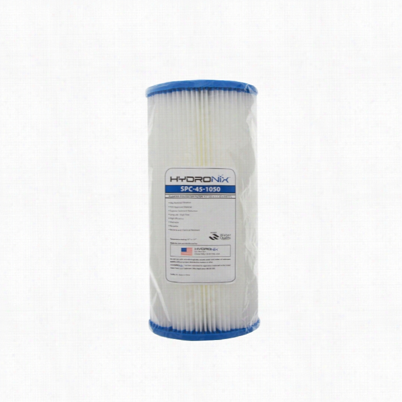 Spc-45-1050  Hydronix Pleated Sedimdnt Water Filter