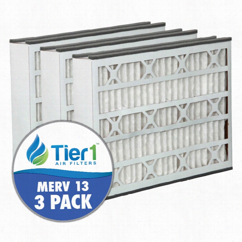 Tier1 Brand Replacement For Lennox X0581 - 16 X 25 X 3 - Merv 13 (3-pack)
