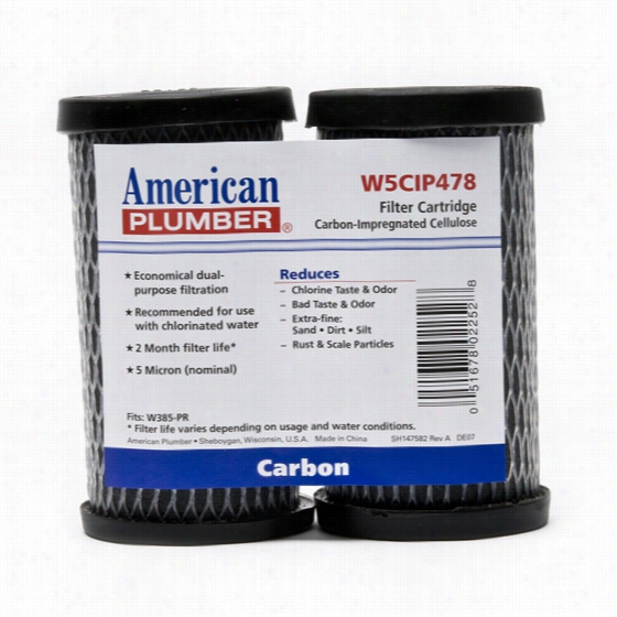 W5cip478 American Plumber Undersink Compact Filter Replacement Cartridge (2-pack)