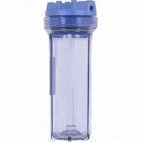 158008 Pentek Slight Line Water Filter Hosuing - Clear