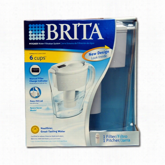 35250 Brita Space Saver Calendar~minder Ob21 48-ounce Water Pitcher