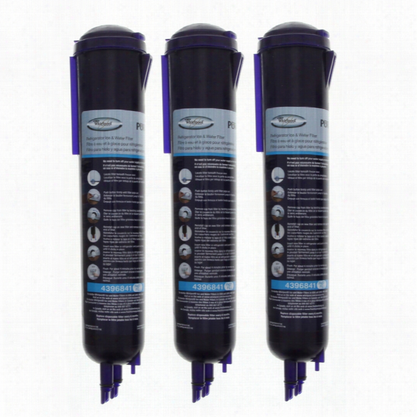 4396841 Whrilpool Refrigerator Water Filter (3-pack)