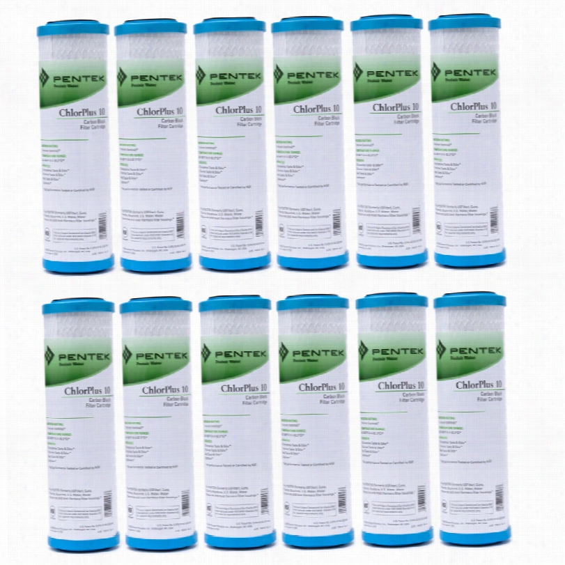 Chlorplus-10 Pentek Wole House Filter Replacemsnt Cartridge (12-pack)