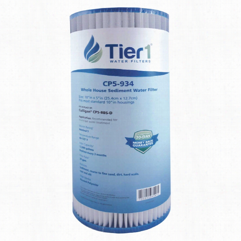 Cp5-bbs-d Culligan Cmoparable Whole House  Sediment Water Percolate By Tier1