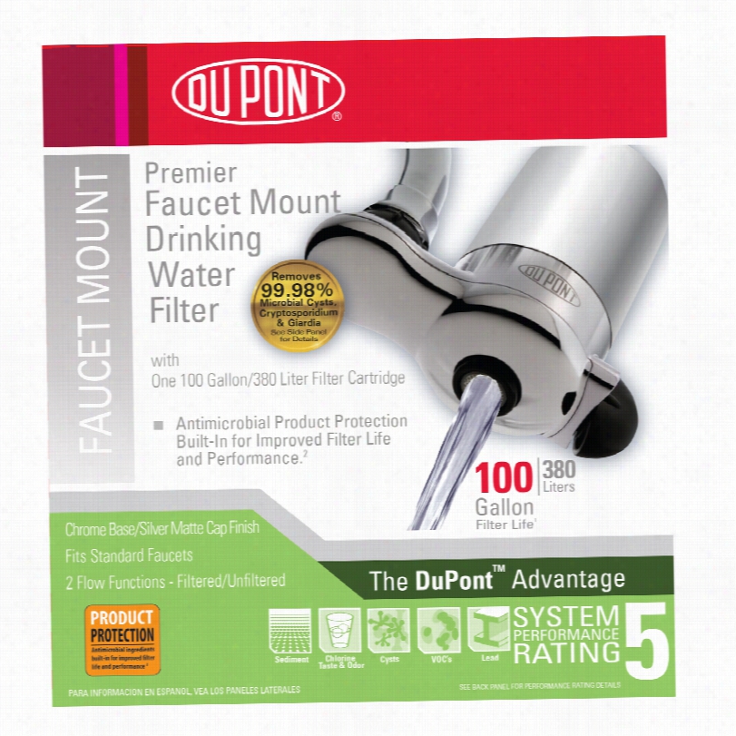 Dupont  Wffm100xchs Premier Faucet Mount Drinking Water Filter System