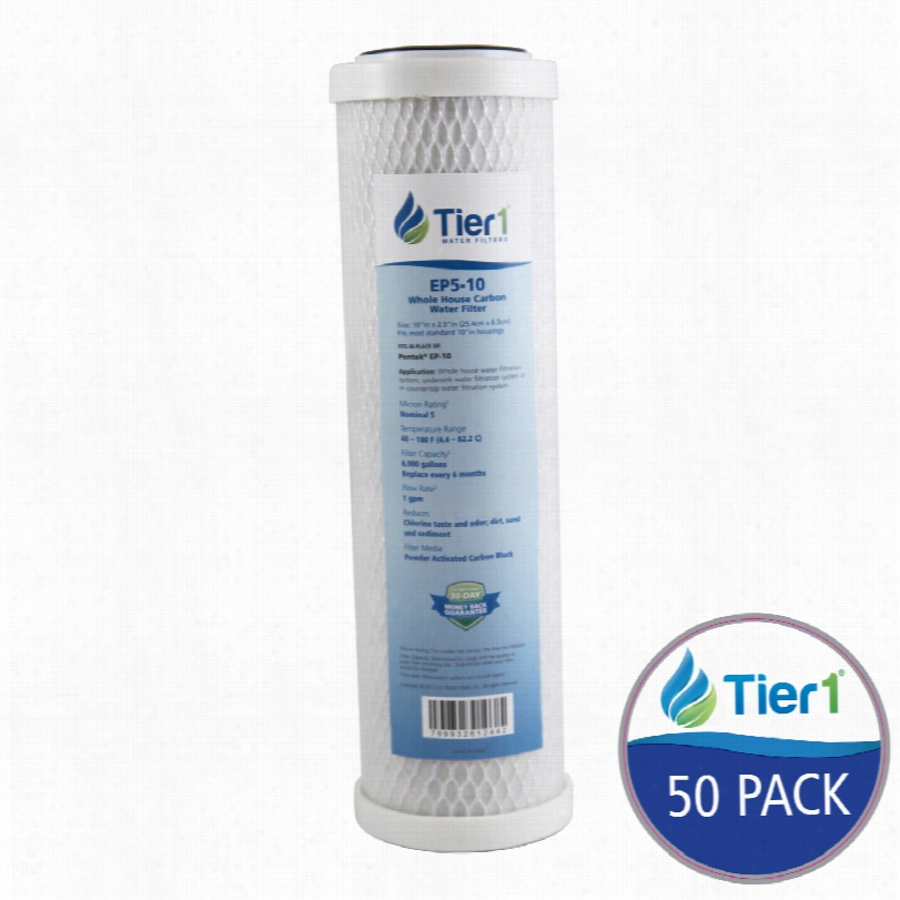 Ep5-10 Tier1 Carbon Bock Water Filter (50-pacck)