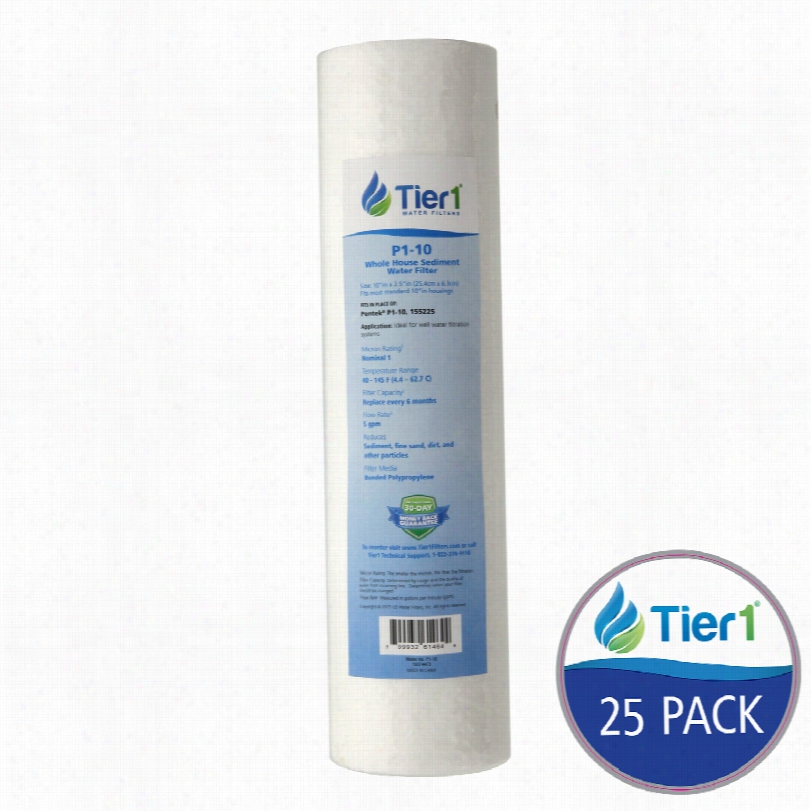 P1 Pentek Comparable Whole House Sediment Water Filter By Tier1 (25-pack)