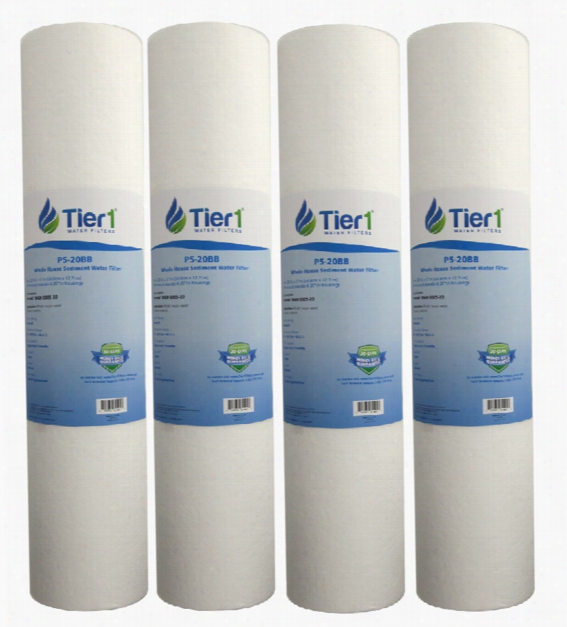 P5-20bb Tier1 Whole House Sediment Water Filter (4-pck)