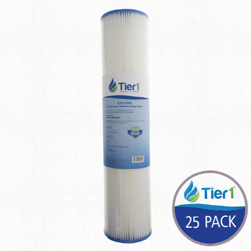 R302-0bb Pentek Comparable Whole House Sediment Water Filter By Tier1 (25-pack)