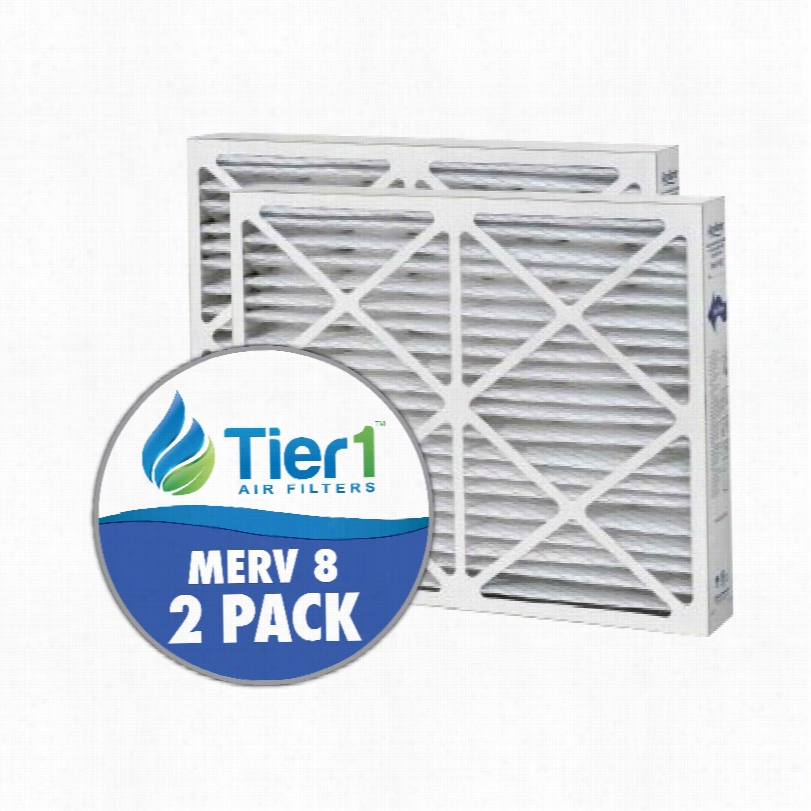 Tier1 Brand Replacement For Aprilaier #102 - 20 X 25.25 X 3.5 - Merv 8 (2-pack)