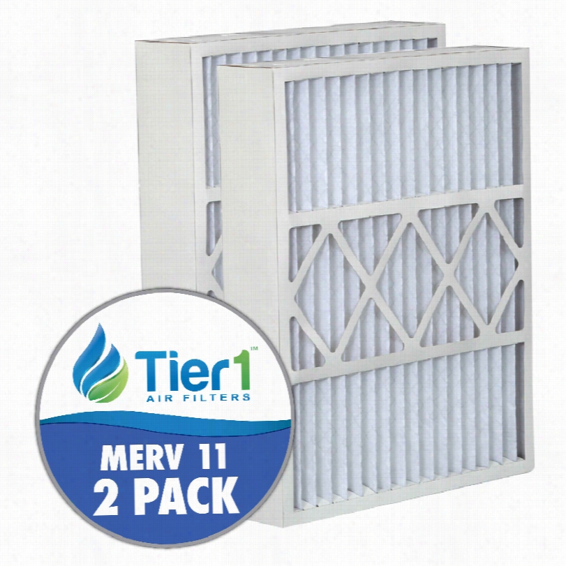 Tier1 Brand Replacement For Carrier Filcccar0016  - 16 X 25 X 5 - Merv 11 (2 -pack)