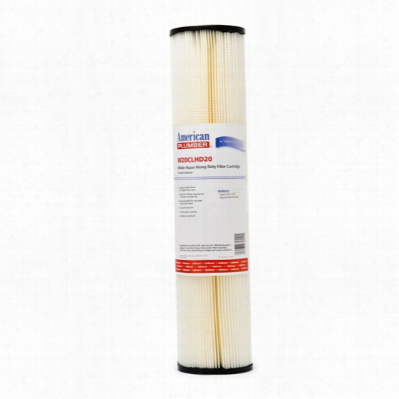 W20clhd20 American Plumber Whole House 20-incn Havy Duty Filter Cartridge