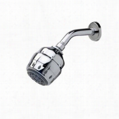 1-20006-wc Seycheller Oyal Filtered Shower Head W(all Mount, Chrome)