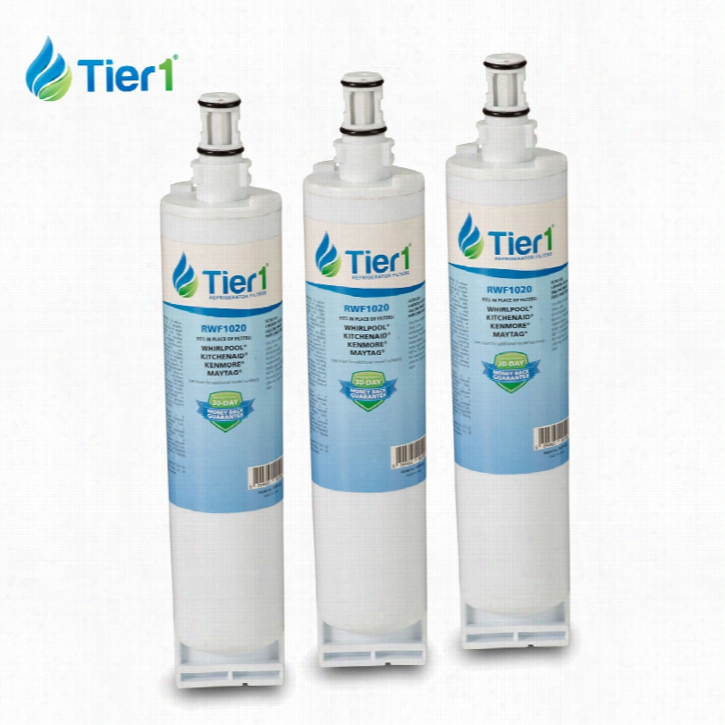 4396508 / 4396510 Whirlpool  Comparable Refrigerator Wtaer Fill Ter Replacement By Tier1 (3 Pack)