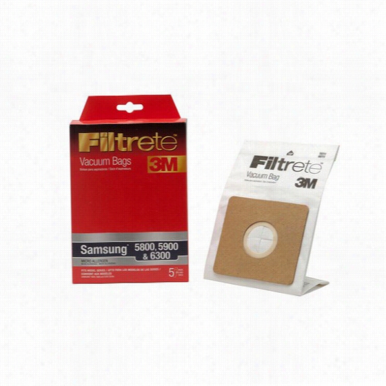 68711 3m Filtrete Samsung 5000, 5900  & 63000 Vacuum Bags