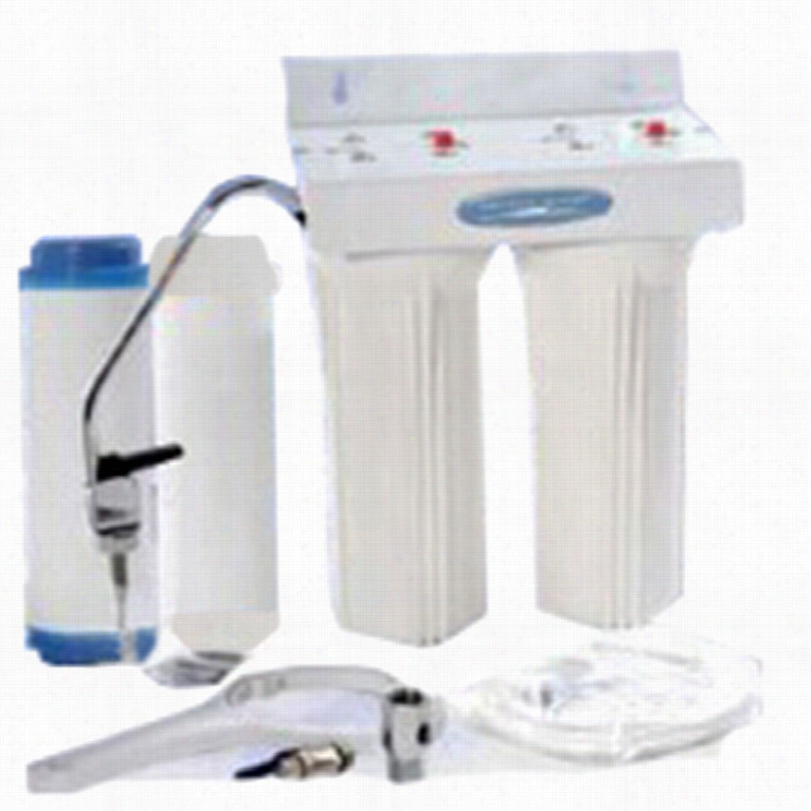 Cqe-us-00313 Cryss Tal Quest Undersink Double Ceramic Plus Water Filtration System