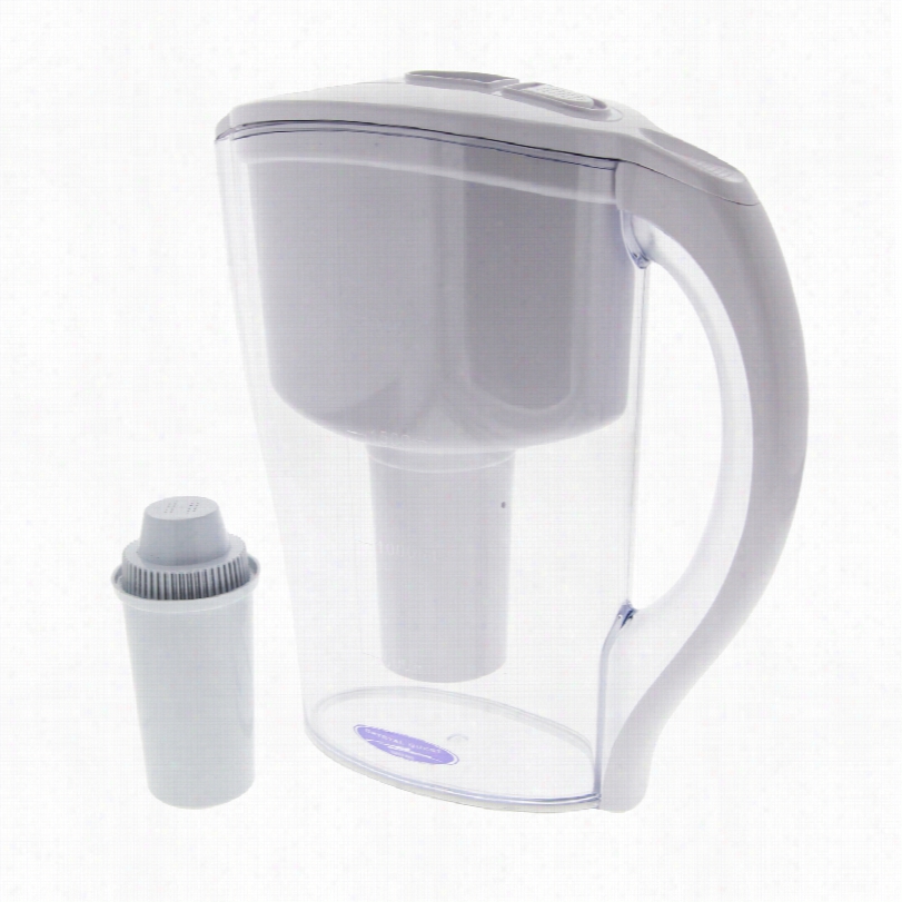 Crystal Quesst Clear Water Filter Pitcher (#cqe-pi-00600)