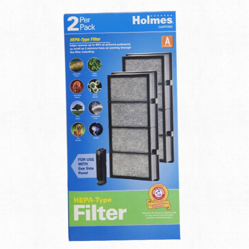 Holmes Hapf30d-u  Replac Ement Hepa Air Purifer Filters (2-pack)