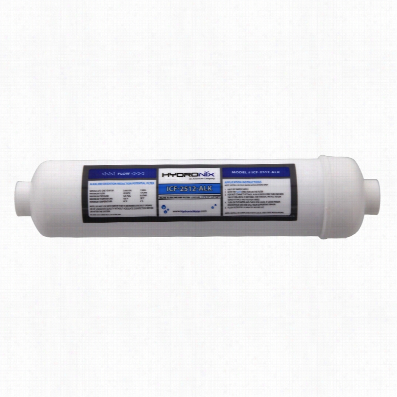 Icf-251 2-alk Hydronix Inline Coconut Carbon Filter  Cartrkdge