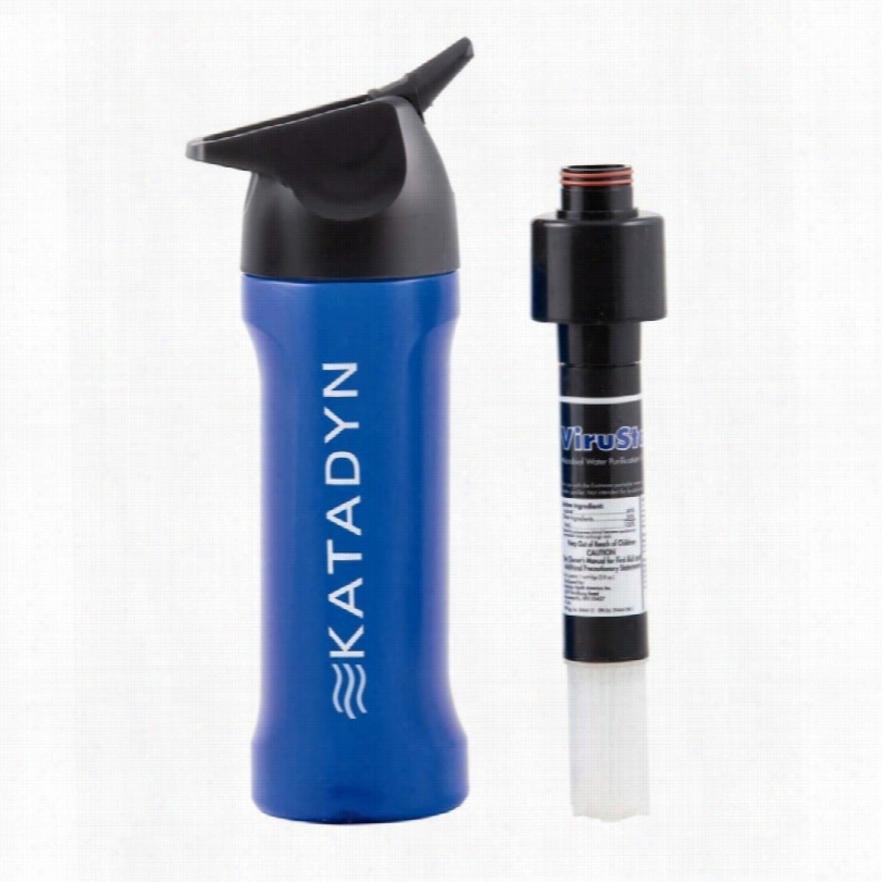 Katadyn Mybottle Personal Water Purifier  Bottle (24 Oz. Blue Spla Sh, #8017756)