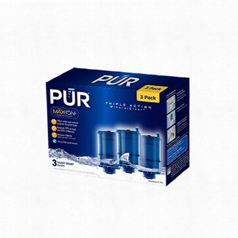 Rf-9999-3 Pur 3-stagg Mineral Clear Fauct Filter  Eplacement Cartridge (3-pack)