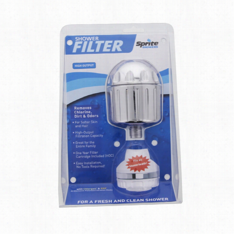 Sprite Ho2-ccm High Output Universal Shower Filter (chrome)